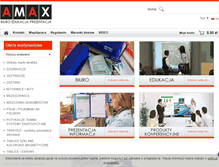 Tablet Screenshot of amaxmj.pl